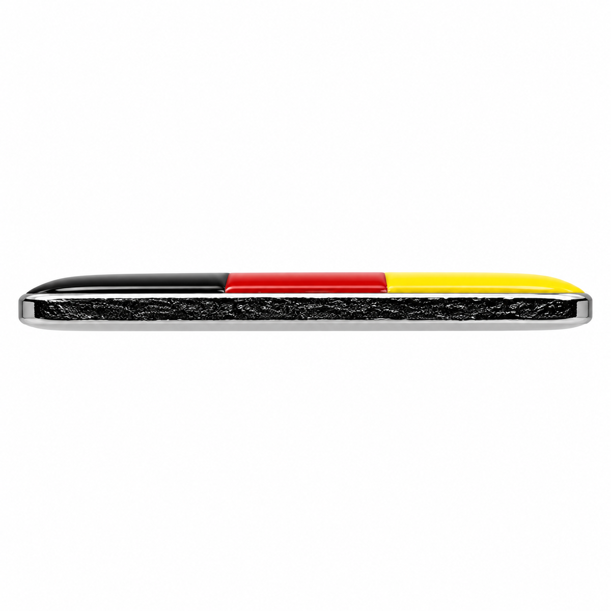 German Flag Aluminium Car Badge – 7 × 3.5cm