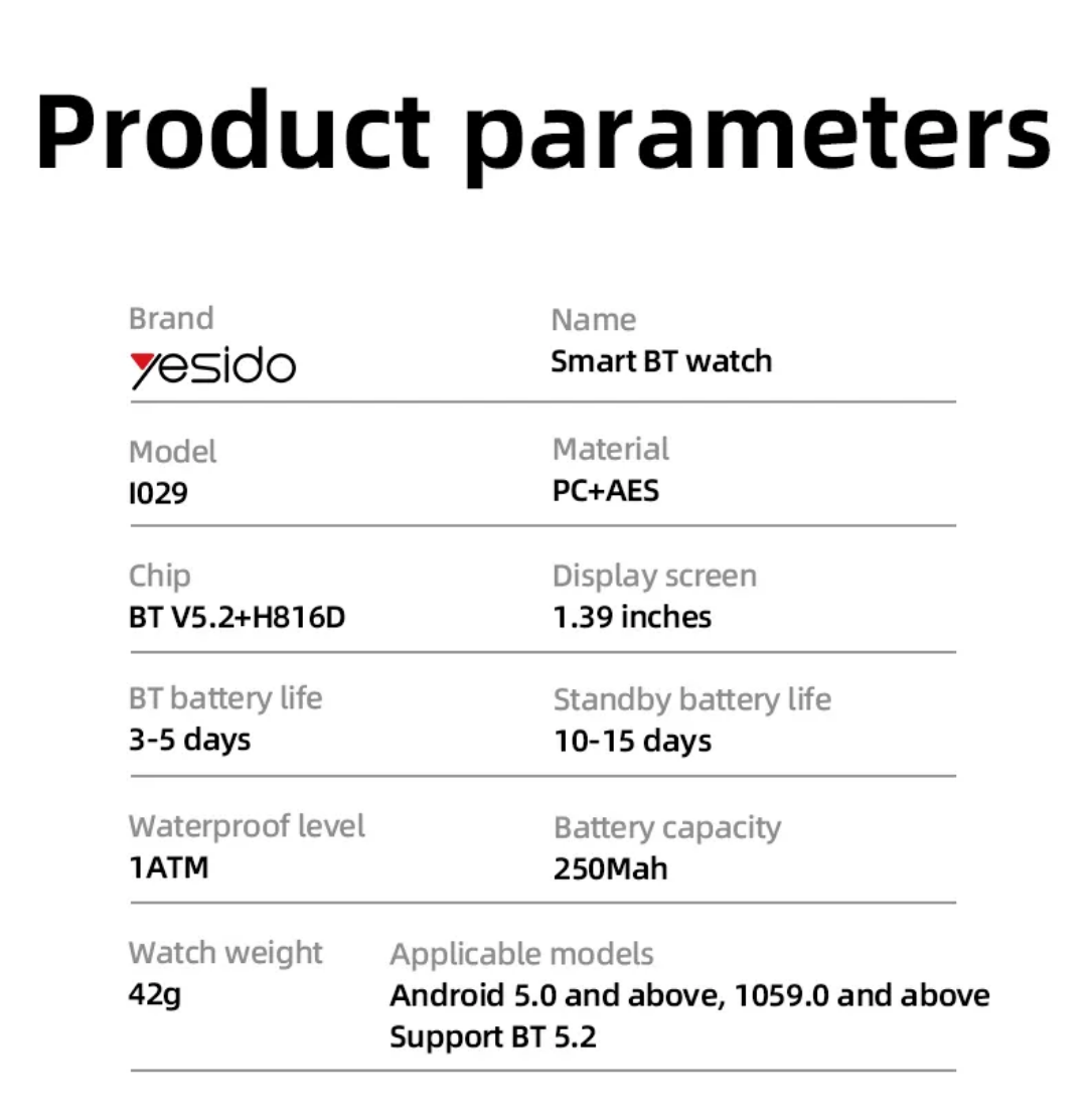 Yesido Smart BT