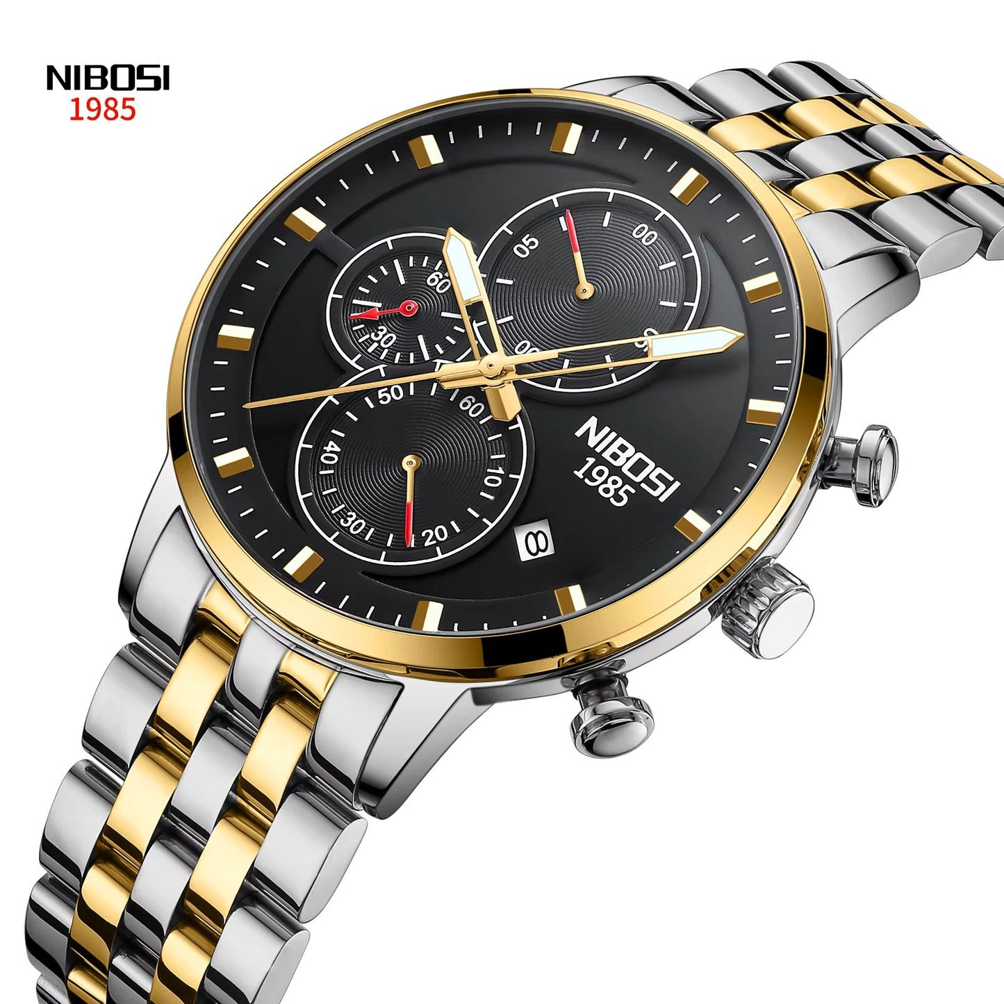 Nibo Chrono 1985 Steel & Gold