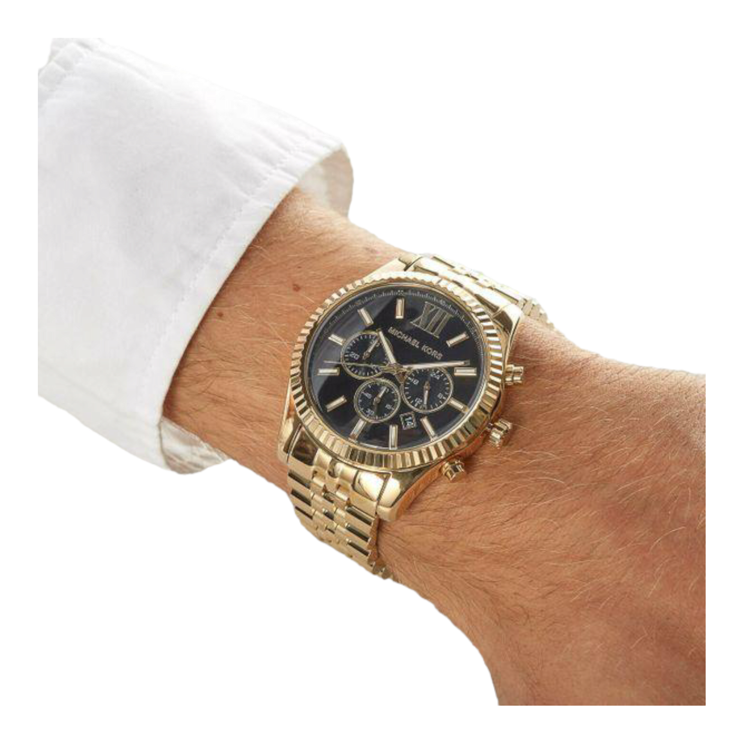 Michael Kors MK8286 Gold with Black Dial Arloggi